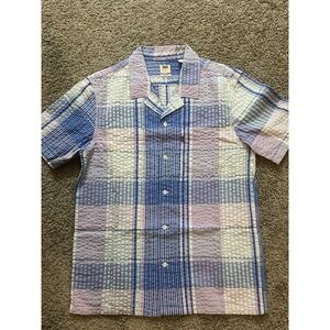 Men's Levi Strauss Button Up Short Sleeve Shirt - Small